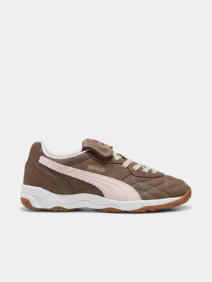 Puma Women's King Indoor Wine Club Brown Sneaker