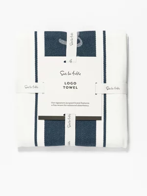 Sur La Table Blue Stripe Dish Towel