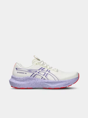 Asics Womens GT-2000 14 Tokyo Cream/Edo Purple Running Shoes