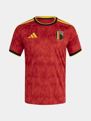 adidas Mens Belgium Home 25/26 Home Red Stadium Jersey