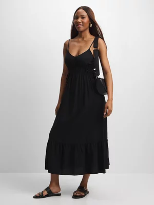 Exact Women's Black Strappy Sundress