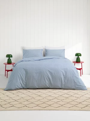 Canvas Studios Fine Stripe Duvet Cover Set