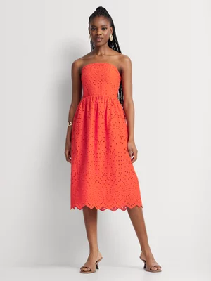 Anglaise Fit & Flare Boobtube Dress