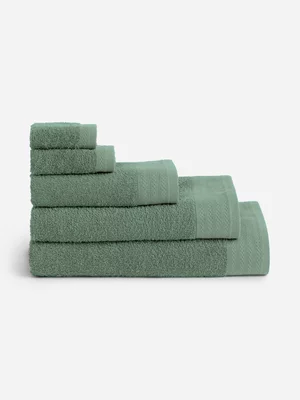 Jet Home Green Face Cloth