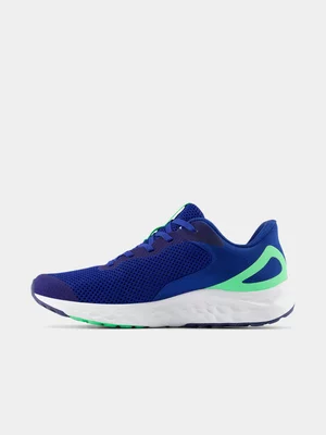 New Balance Junior Grade-School Fresh Foam Arishi v4 Blue/Green Running Shoes 