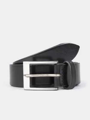 Markham Men's Black Buckle Belt