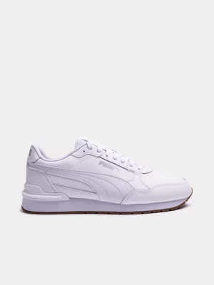 Men's Puma ST Runner White/Gum Sneaker