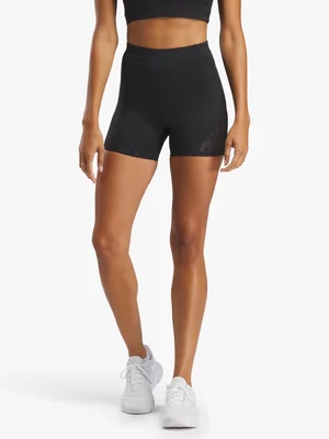Reebok Women's Mesh Black Bike Shorts