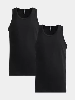 Jet Men’s 2 Pack Black Vest