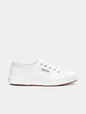 Superga Womens Classics Canvas White Sneakers 