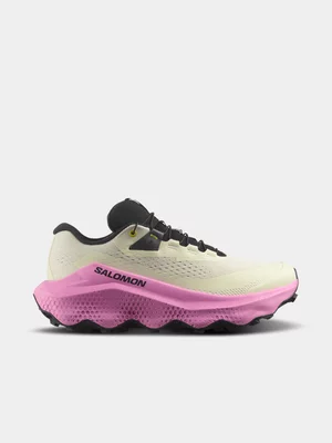  Salomon Womens Ultra Glide 3 Purple/Cream/Black Trail Running Shoes 