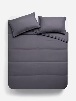 Jet Home Charcoal Comforter Set