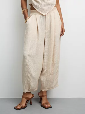 The FIX Women's Stone Co-ord Linen Barrel with Darts