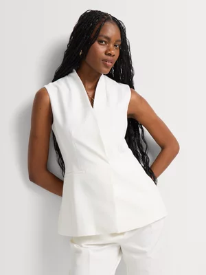 Fitted Concealed Placket Waistcoat