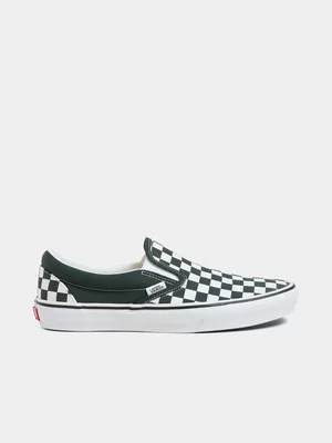 Vans Junior Classic Slip-On Green/White Sneaker