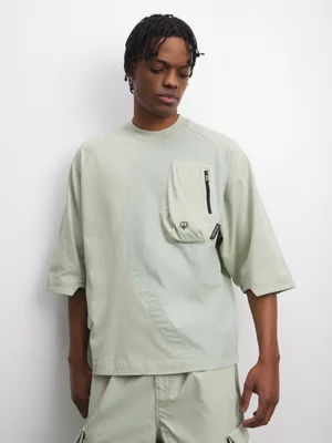 Anatomy Men's Upstyled Pocket Green T-shirt