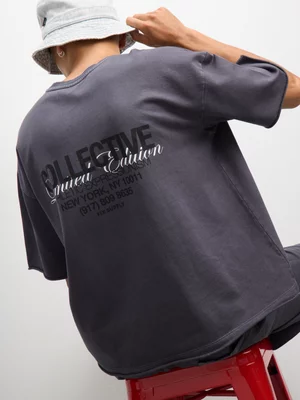 The FIX Men's Charcoal Collective Graphic Top