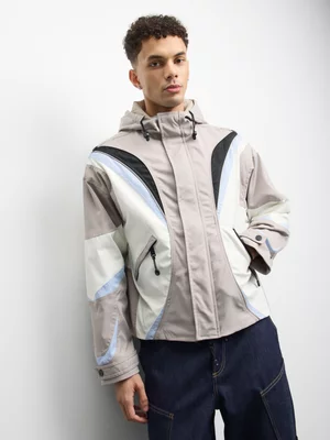 Anatomy Men's Colour Block Multi ZIP Jacket