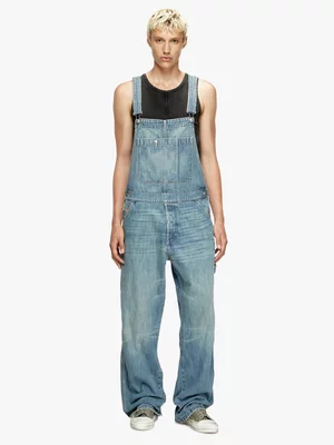 Men's Diesel D-Framu-U Blue Dungaree