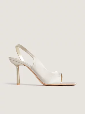 Women's Iconography Satin Sling Back Heels