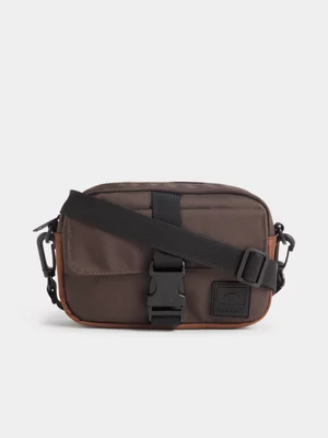 Redbat Unisex Brown Crossbody Bag
