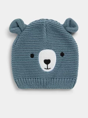 Jet Baby Unisex Blue Mirage Face Beanie