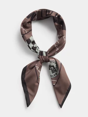 The FIX Women's Brown Motorsport Scarf