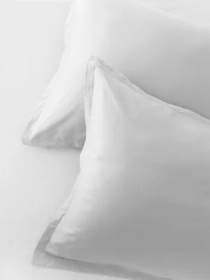 Volpes Supima Cotton 450tc Oxford Grey Pillowcase Pair
