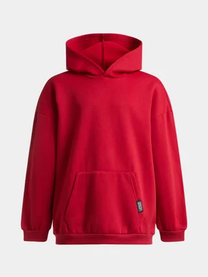 Jet Older Boys Red Matching Core Hoody