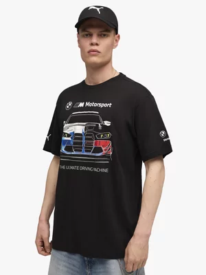 Puma Men's BMW M Motorsport Bold Graphic Black T-Shirt