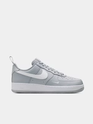 Nike Men's Air Force 1 Essential Tech Grey/White Sneaker