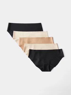 Women's Cotton On Multi The Invisible 5 Pack Bikini Brief