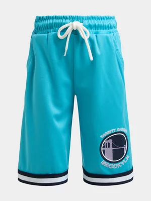 Jet Younger Boys Blue Sports Matching Shorts
