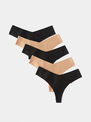 Women's Cotton On Multi The Invisible 5 Pack G String