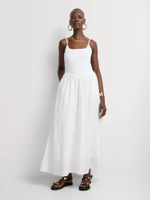 Anglaise Smocked Bodice Sundress 