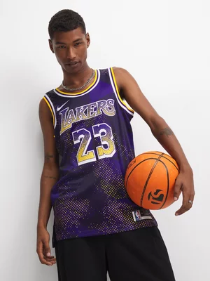 Nike Men's Dri-FIT LeBron James Los Angeles Lakers 2025/26 Select Series Multicolour Swingman Jersey