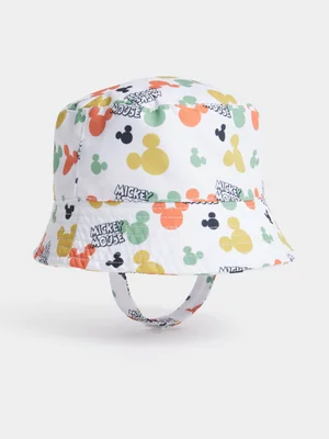 Jet Toddler Boys White Character Mickey Mouse Bucket