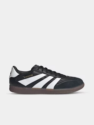 adidas Mens Predator Freestyle Indoor White/Black/Gold Sneakers 