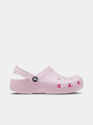 Todlers Crocs Classic Pink Milk Toddlers Clog