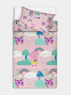 Peppa Pig Pink Duvet Cover Set