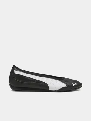 Women's Puma Catch Soleil Ballerina Black/White Shoe