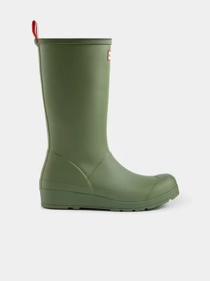 Women's Hunter Play Tall Lichen Green Boots