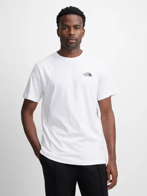 The North Face Mens Simple Dome White Tee