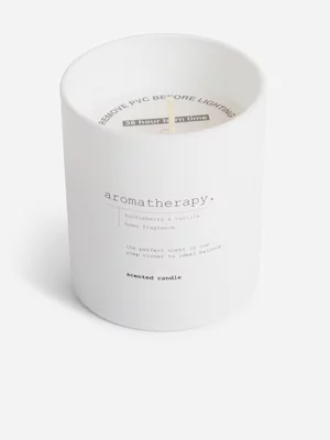 Jet Home White Scented Candle 
