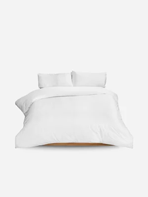 Volpes Verona Egyptian Cotton 600tc White Duvet Cover Set