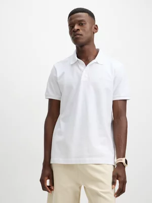 TS Mens Everyday Pique White Golfer