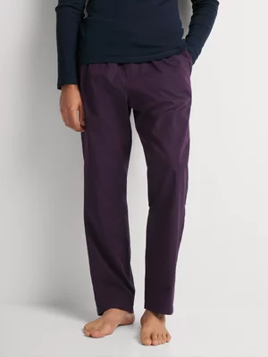 Markham Men's Striped  Navy/Burgundy Sleepwear Pants