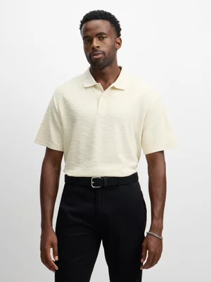 Exact Men's White Textured Golfer 