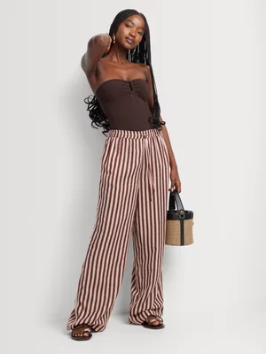 Plain Boobtube One Piece Swimwear