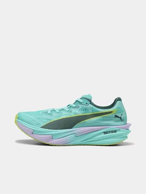 Puma Mens HYROX Deviate Nitro Elite 4 Intense Mint/Light Lavender Running Shoes 